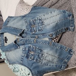 Classic short Jean vest